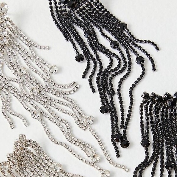 Free people Comeback Kid Ear Party NWT Black MSRP $48 - Picture 2 of 4